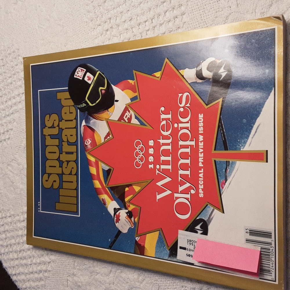 Sports Illustrated Magazine 1988 Winter Olympics Special Preview Issue